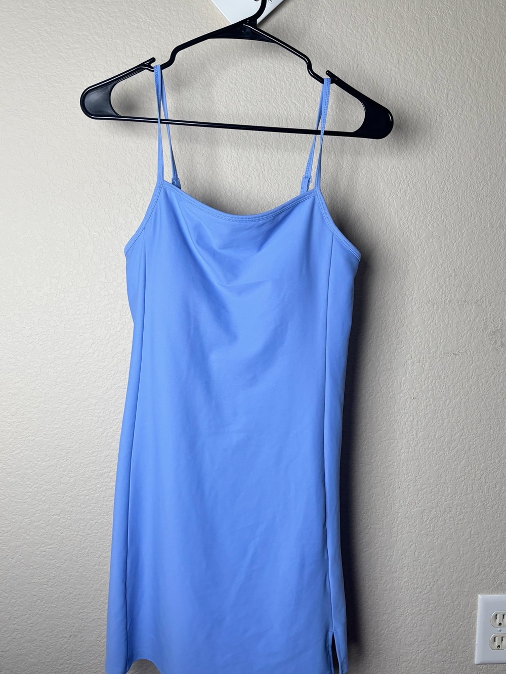 Old Navy Light Blue Active Powersoft Dress with built-in Shorts & Padded Bra